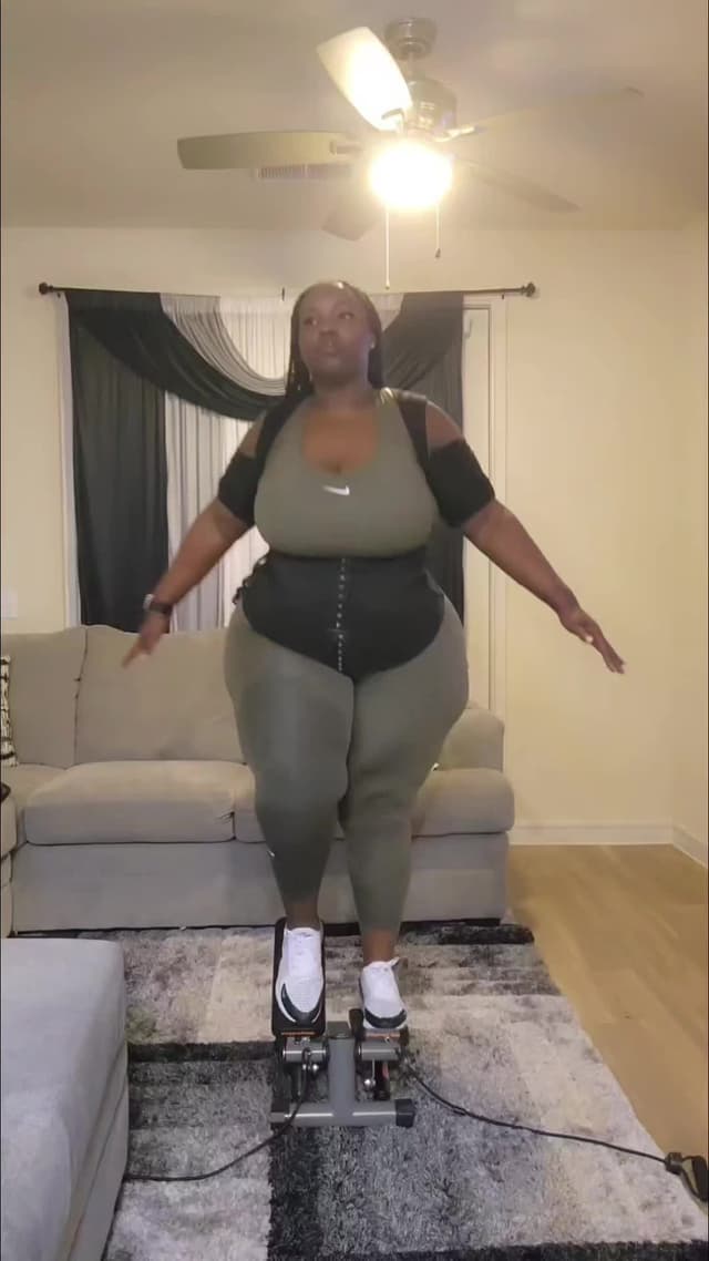 I am 5"6 308 lbs this mini stepper holds up to 330 lbs #tiktokshop#tiktokshopping#ministepper#ministepperworkout#steppermachine#sportsroyals#sportsroyalstepper#chandlersteppneedshelpwithsports#step#steps#stepschallenge#workoutfromhome#homeworkout#wfh#workoutathome#homeworkouts#plussizeworkout#curvytiktok#curvyworkout#ministepperworkout#ministepperchallenge#ministeppers#stepmachinechallenge#stepmachineworkout#fyp#viral#viralvideo#virall#fypシ#fypage#viraltiktok#4u#cybermondaytiktok#tiktokmademebuy