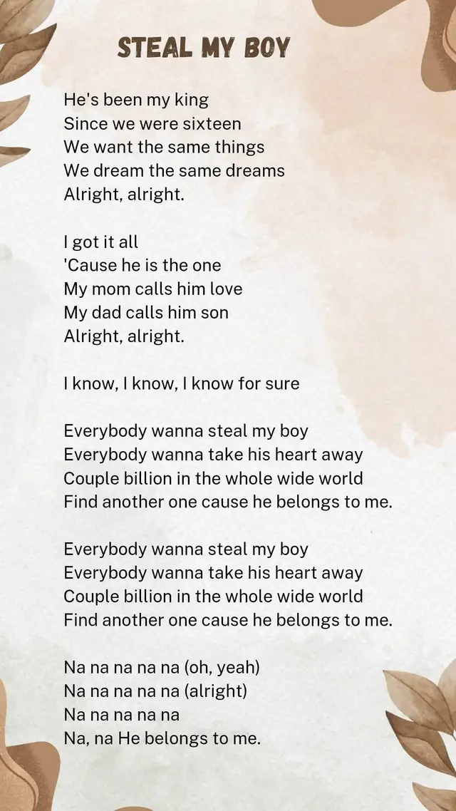 Love this song ☺️ #trending #viral #trendy #tiktokfinds #fyp #trendinglyrics #trendingsong #music #song 