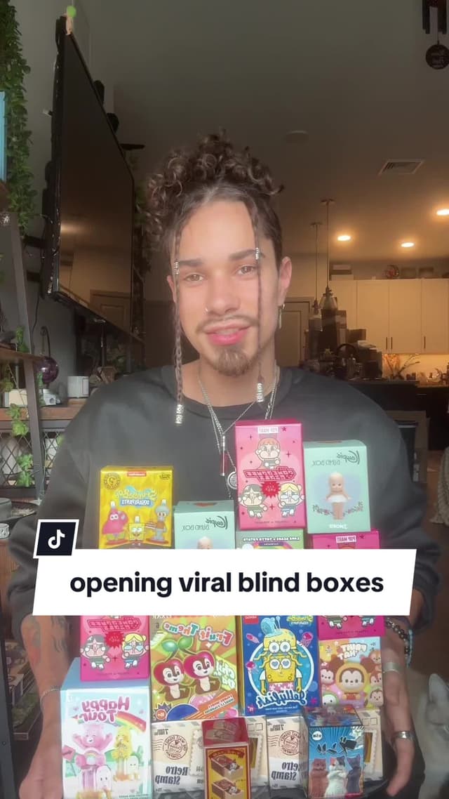wait until the end for the best ones yet #opening #blindbox #blindreact #unboxing #popmart #miniso #blind #box #viral 