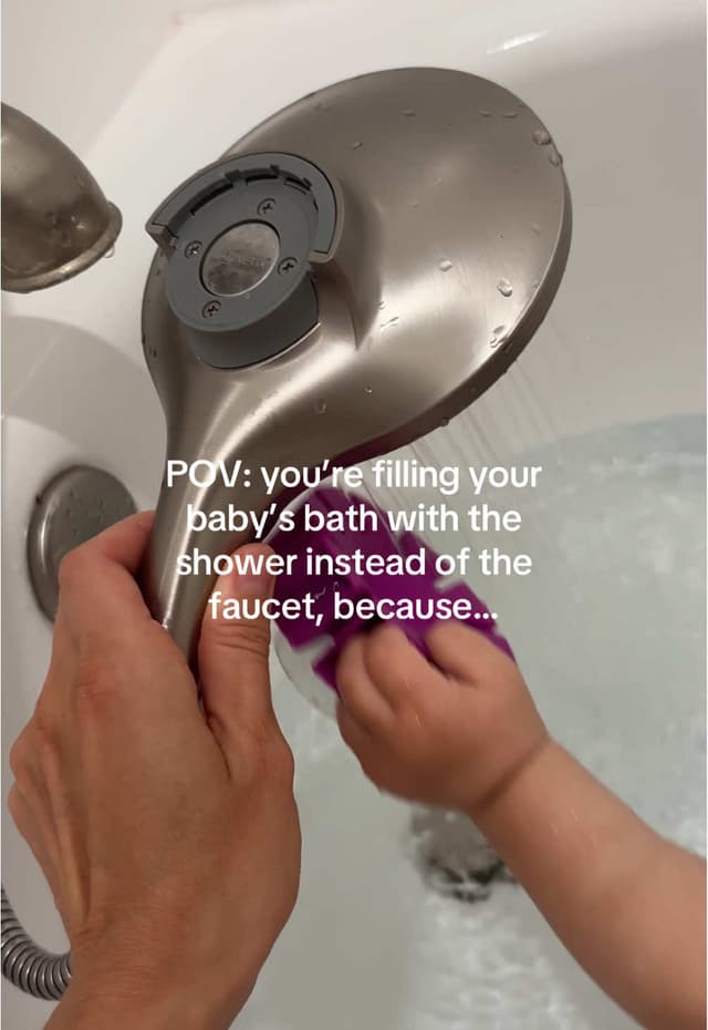 Go to the EWG water database, plug in your zip code… and you’ll see WHY you need a water filter not only for your drinking water, but also for your shower / bath water too. And babies’ skin absorbs SO much! Chlorine, heavy metals, and more—no thanks. Since I know you will ask - we use the shower filter from @Filterbaby #1 Water Filter 🛁🧼✨ #waterfilter #cleanwater #reducetoxins #lowtox #lowtoxliving #nontoxichome #babybath #momhack  #holisticmom #cleanliving #familycontent #TikTokTrends #fyp #cre