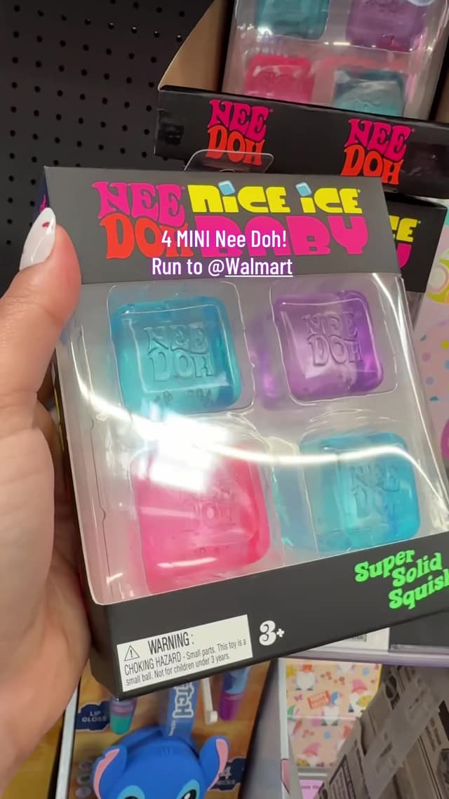 A pack of 4 mini Nee Doh @Walmart #needoh #walmartfinds 