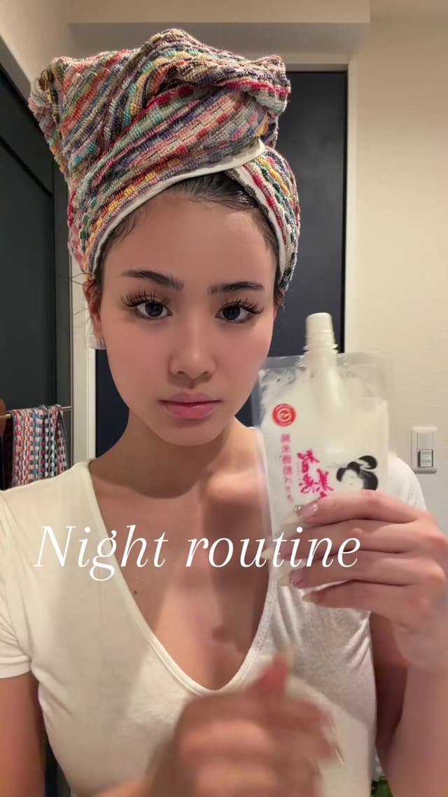 #skincareroutine#nightroutine