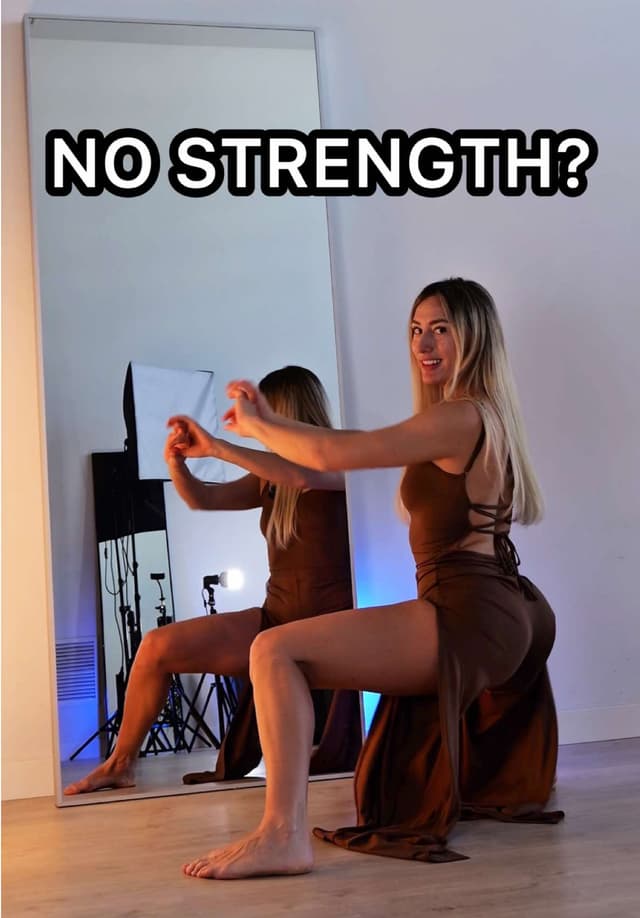 No strength = no control. Fix that first. These 3 will change how your body moves. Save it and come back when it starts feeling easier. #lowerbodyworkout #legworkout #glutesworkout #homeworkout #fitnessroutine 